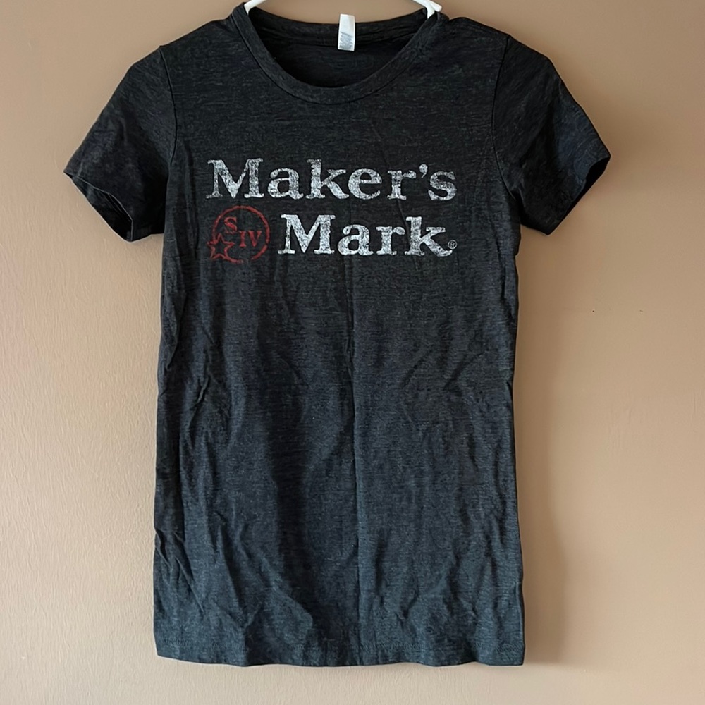 Maker’s Mark tshirt fits like a small